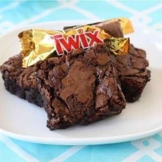 Twix Caramel Brownies