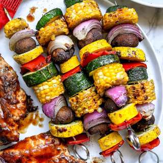 Grilled Vegetables Skewers