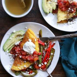 Fajita Omelettes