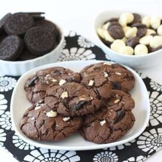 Triple Chocolate Oreo Chunk Cookies