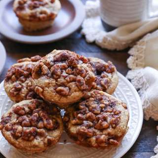 Grain Free Banana Walnut Muffins