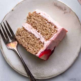 Vegan Strawberry Cake