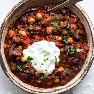 Crock-Pot Vegetarian Chili