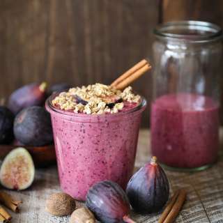 Fig and Beet Fall Protein Smoothie