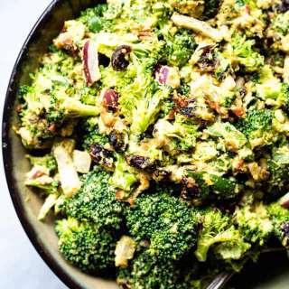 Vegan Paleo Broccoli Cashew Salad