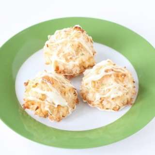 Coconut Lime Macaroons with White Chocolate