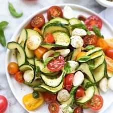 Caprese Zucchini Salad
