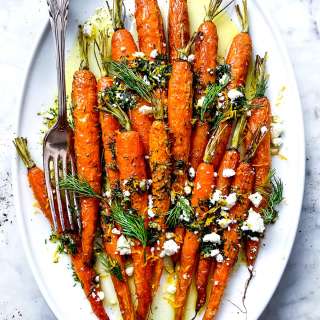 Roasted Carrots with Dill Gremolata
