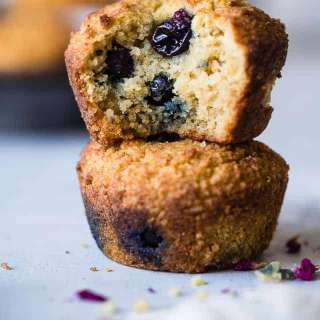 Low-Carb, Sugar-Free Keto Blueberry Muffins With Almond Flour