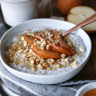 Caramelized Pear Chia Seed Pudding