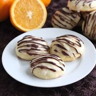 Orange Ricotta Cookies with Dark Chocolate