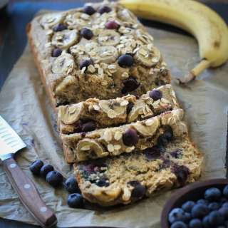 Oat Blueberry Banana Bread