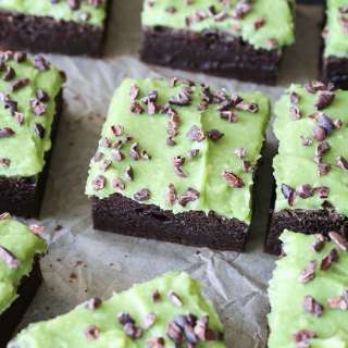 Cassava Flour Mint Brownies (Grain-Free)