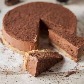 Chocolate espresso cheesecake