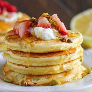 Lemon Ricotta Coconut Flour Pancakes