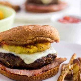 Hawaiian Pizza Burger (High Protein, Whole Wheat + Super Simple)