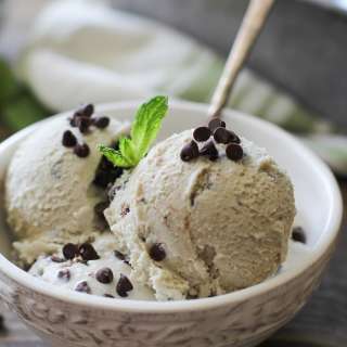 Paleo Mint Chocolate Chip Ice Cream