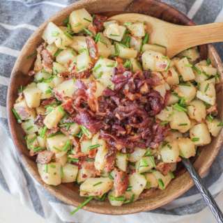 German-Style Potato Salad with Caramelized Onions and Chives