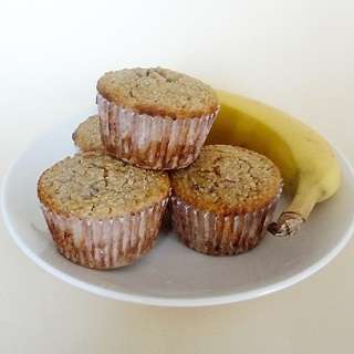 Banana-Nut Oat Bran Muffins