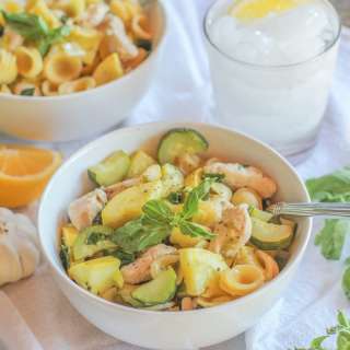 Chicken and Zucchini Orecchiette Pasta