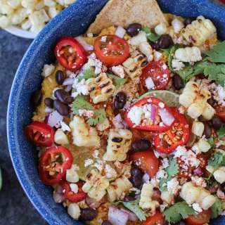 Mexican Street Corn Chipotle Hummus