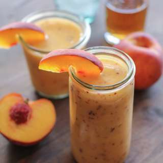 Big Batch Peach Bourbon Slush