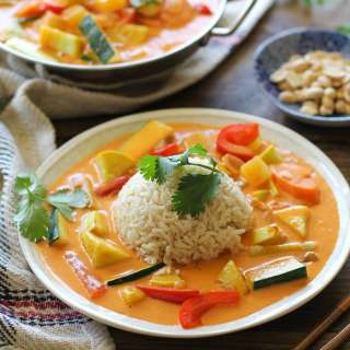 30-Minute Summer Vegetable Red Curry