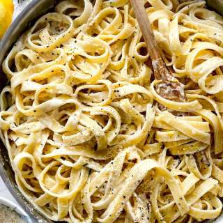 Lemon Fettuccine Alfredo