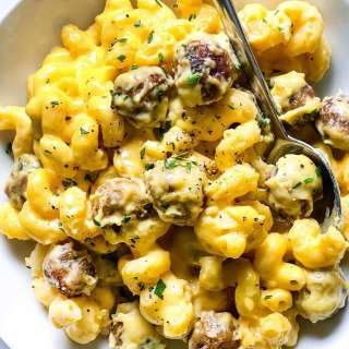 Mini Meatball Mac and Cheese