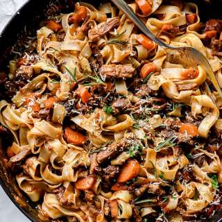 Short Ribs Fettuccine