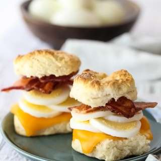 Bacon Egg and Cheese Biscuit Sandwiches