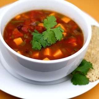 Black Bean and Sweet Potato Soup