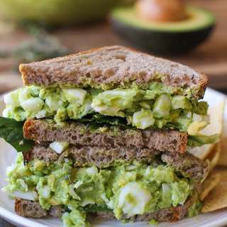 Herby Avocado Egg Salad Sandwiches