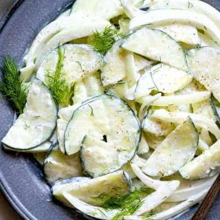 Low Carb Keto Cucumber Salad
