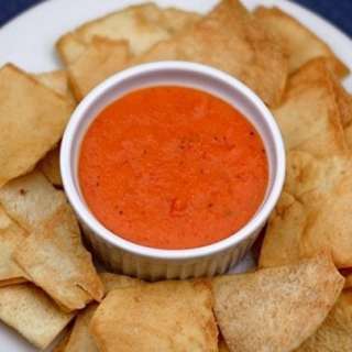 Roasted Red Pepper and White Bean Dip