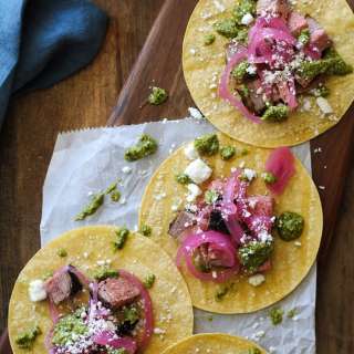 Coffee-Rubbed Grilled Tri-Tip Tacos