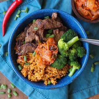 Korean Bulgogi and Rice Bowls