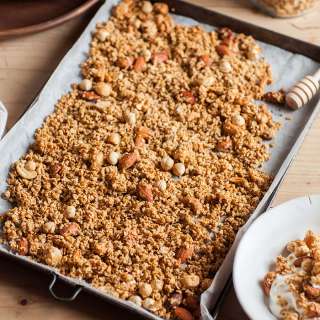 Easy honey nut granola