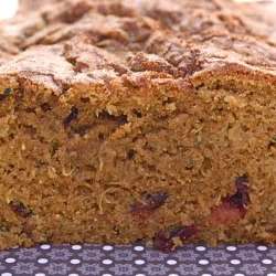 Zucchini Bread with Dried Cranberries