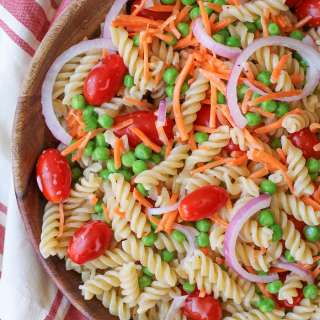Pasta Salad with Lemon Poppy Seed Dressing