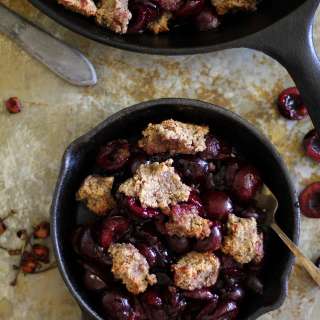 Grain-Free Cherry Crumble (Paleo)