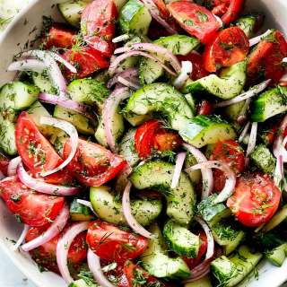 Dilled Cucumber and Tomato Salad