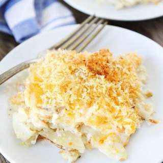 Parmesan Crusted Scalloped Potatoes