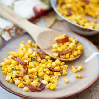 Smoked Paprika Corn with Bacon
