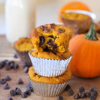 Grain-Free Chocolate Chip Pumpkin Muffins