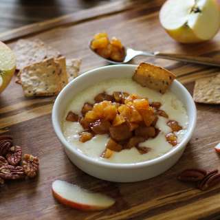 Baked Brie with Maple Spiced Apples