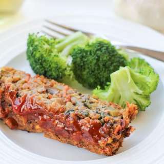 Thai Lentil Vegan Meatloaf with Marmalade Glaze