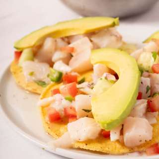 Tostada de Ceviche