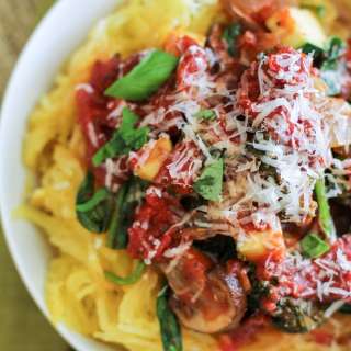 Vegetable Spaghetti Squash Marinara