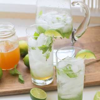 Honey Mint Mojitos